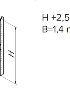 Fitt./Round Silo Exst. 2.5m M&M